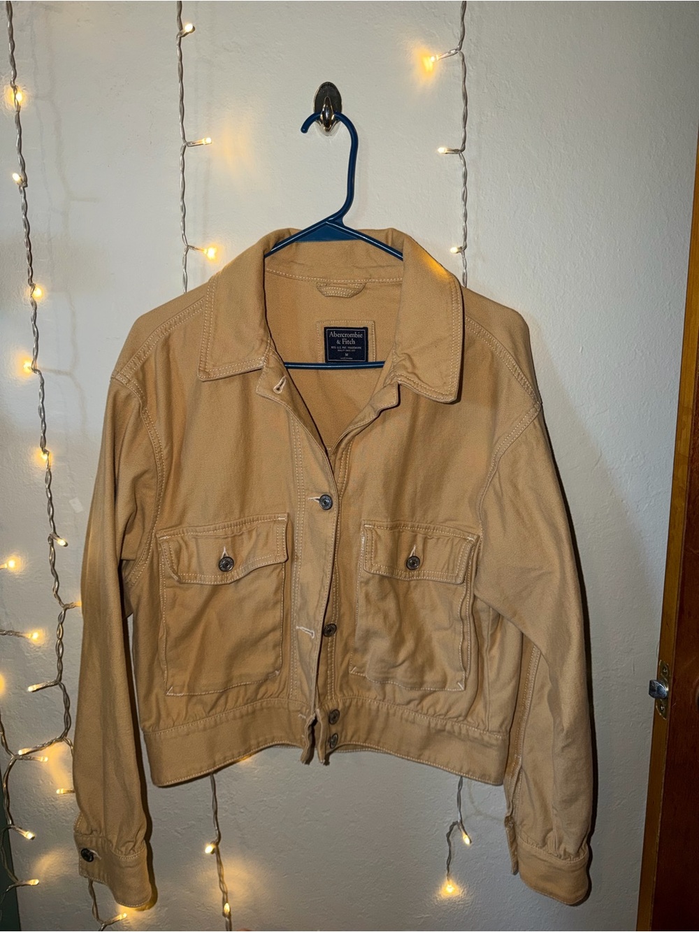 Abercrombie & Fitch Women's Beige Utility Jacket